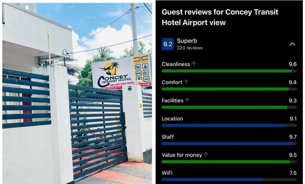 Concey Transit Hotel Airport View 카투나야크 외부 사진